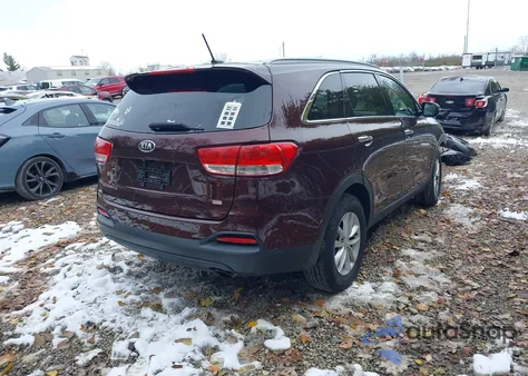 2017 Kia Sorento 2.4L Lx from USA, damaged, VIN 5XYPG4A32HG248637